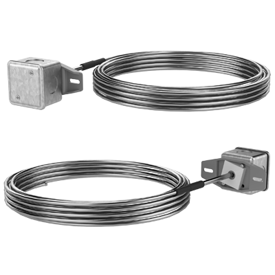 Duct Averaging Temperature Sensor with a Junction Box Enclosure