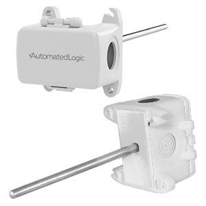 Duct Temperature Sensor with a BAPI-Box 4 Enclosure
